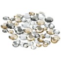 Plakstenen rond - zilver & goud (360 stuks)
