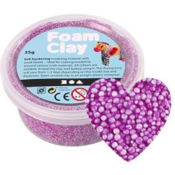 Foam Clay - neon paars 35 gram