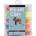 Foam Clay 10 kleuren 