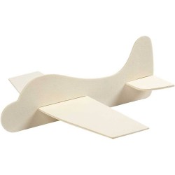Versier je houten vliegtuig, 21,5 x 25,5 cm