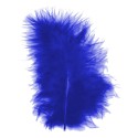 Marabou veren - Kobaltblauw, 15 stuks