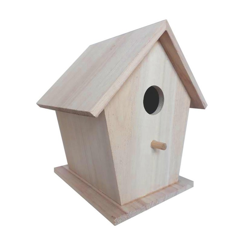 Kleur je eigen houten vogelhuisje