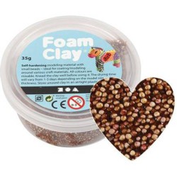 Foam Clay - bruin 35 gram