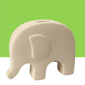Spaarpot olifant, 14 x 16,7 cm